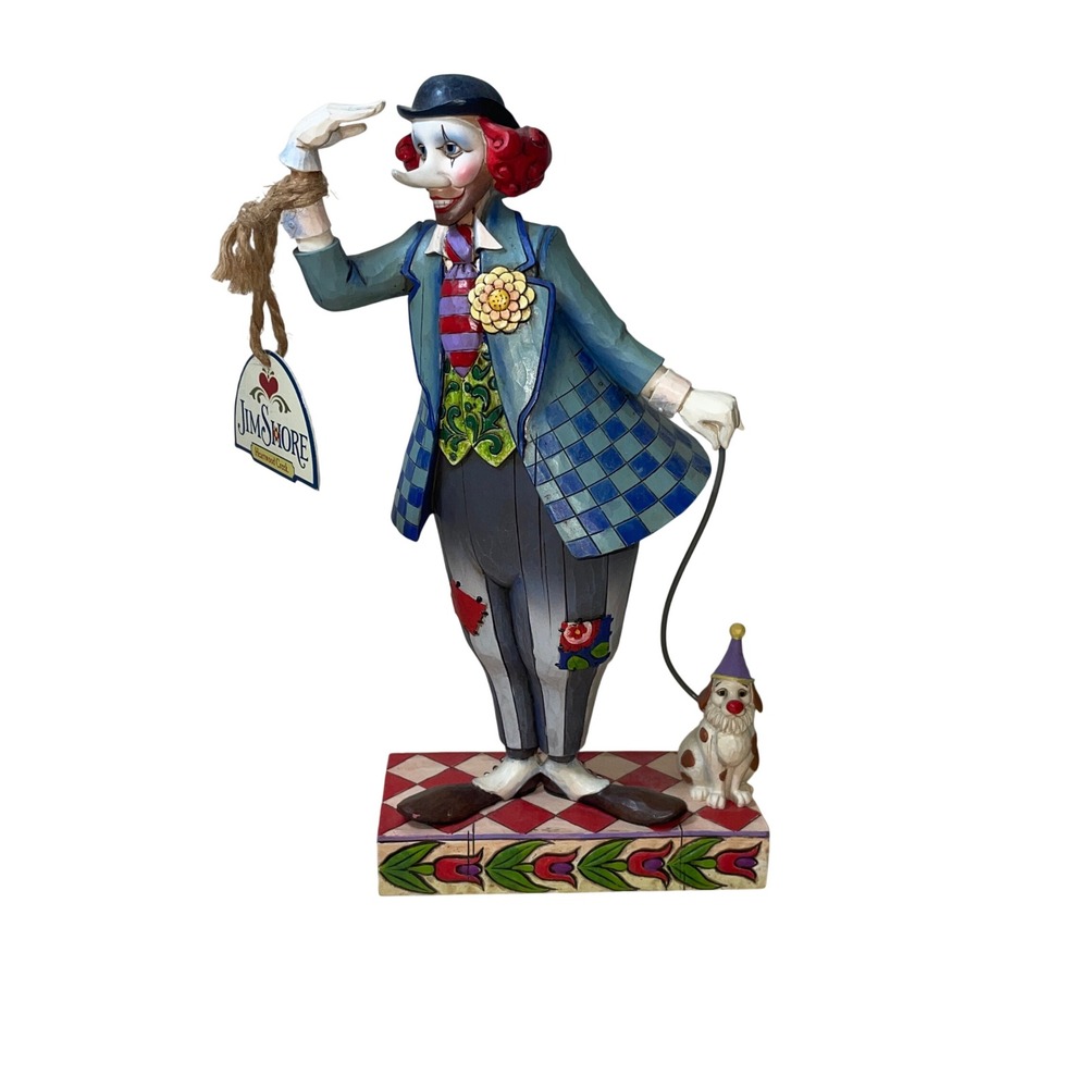 Jim Shore Heartwood Creek Clowns Best Friend Figurine 4007674 Dog 2006 Enesco
